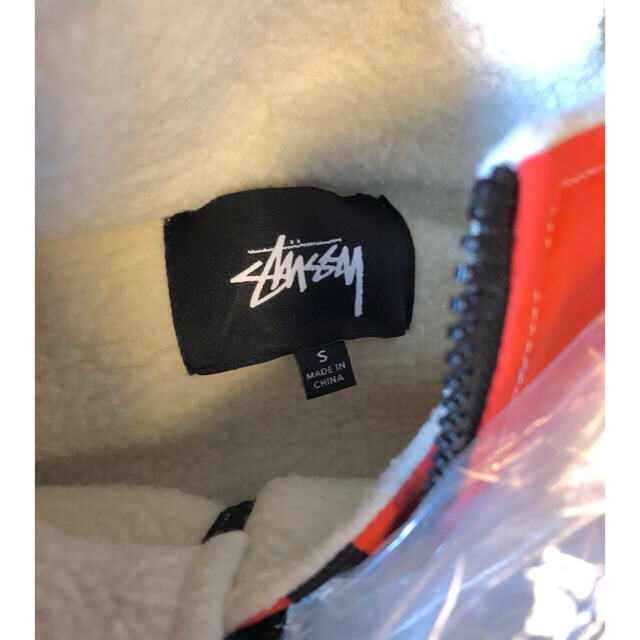 STUSSY(ステューシー)の希少 STUSSY ナイロン モックネック ジャケット Sサイズ 新品未使用 メンズのジャケット/アウター(ナイロンジャケット)の商品写真