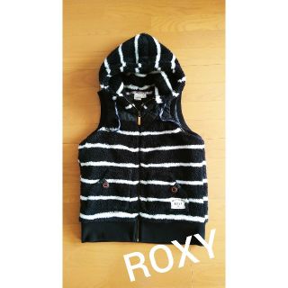 ロキシー(Roxy)のROXY★フードモコモコボアベスト　ロキシー(ブルゾン)