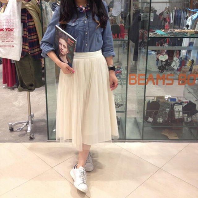 BEAMS(ビームス)のチュールスカート♡定番人気 レディースのスカート(ロングスカート)の商品写真