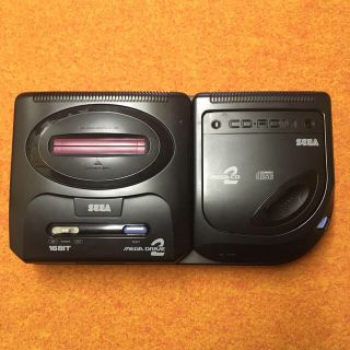 セガ(SEGA)の★中古/メガドライブ2+メガCD2 本体のみ(家庭用ゲーム機本体)