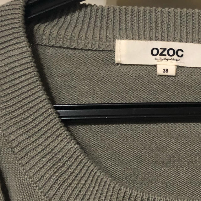 OZOC(オゾック)のオゾック　ドッキングニット　モスグリーン レディースのトップス(ニット/セーター)の商品写真
