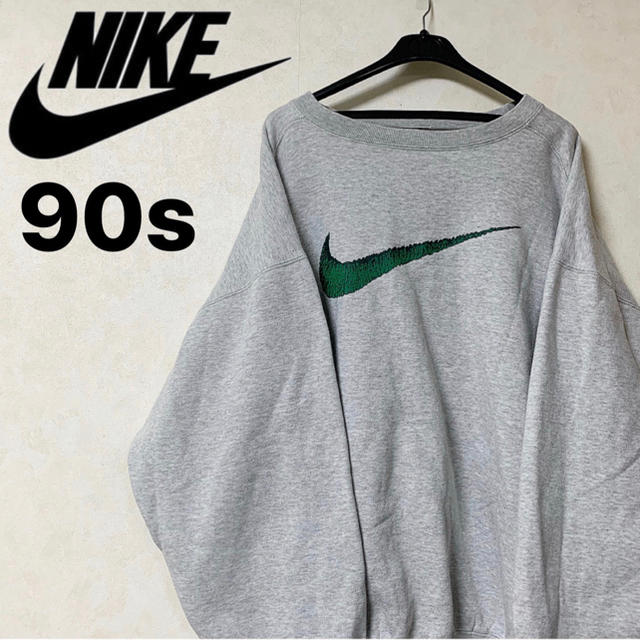 スウェット　NIKE　オーバーサイズ　90s　ヴィンテージ　ビッグロゴ　レア