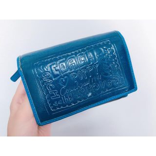 コーチ(COACH)のCOACH POPPY 折り財布 ブルー(折り財布)