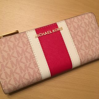 マイケルコース(Michael Kors)の【新品未使用】マイケルコース ジェットセット トラベル L字型 長財布 紙袋付(財布)