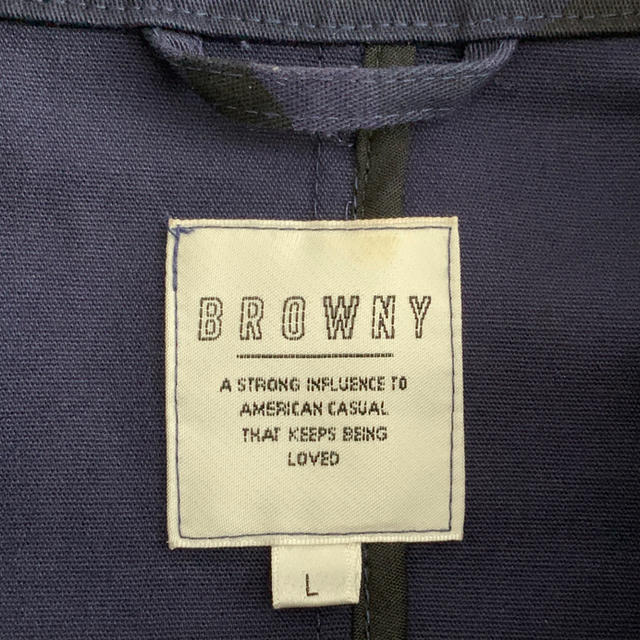 BROWNY(ブラウニー)のカモフラ柄　ネイビージャケット メンズのジャケット/アウター(テーラードジャケット)の商品写真