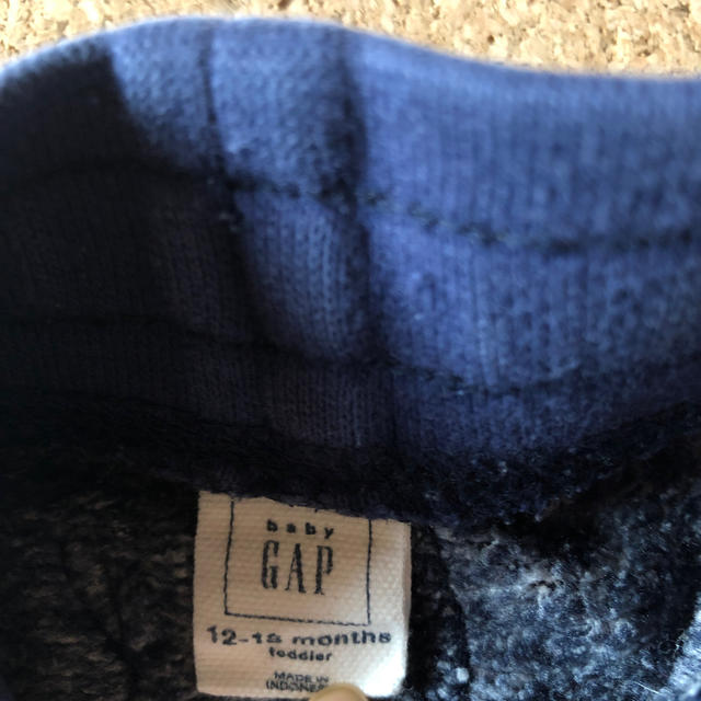 GAP(ギャップ)の最終値下げ！！GAP 裏起毛パンツ キッズ/ベビー/マタニティのベビー服(~85cm)(パンツ)の商品写真