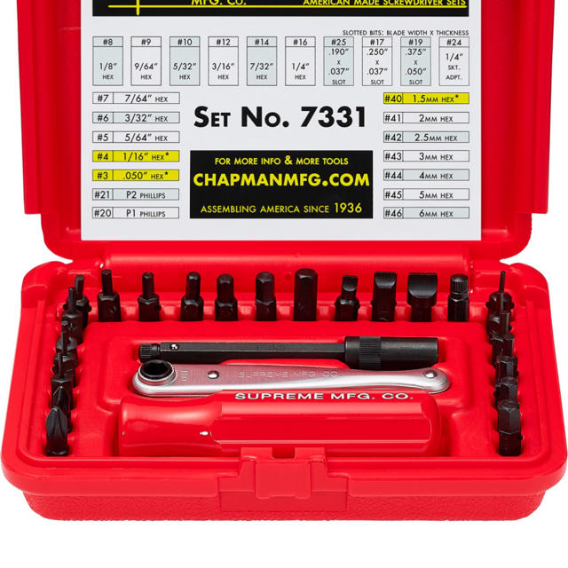 Supreme(シュプリーム)のSupreme/Chapman Screwdriver Set 新品未使用 スポーツ/アウトドアの自転車(工具/メンテナンス)の商品写真