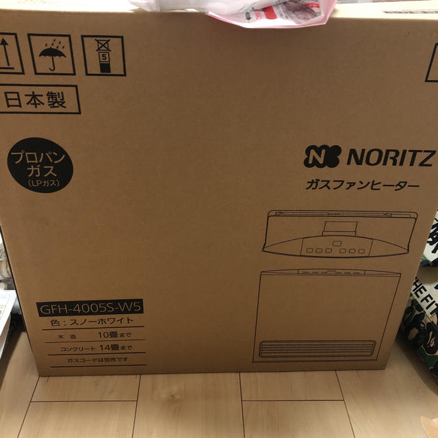 NORITZ(ノーリツ)のノーリツ　ガスファンヒーター　GFH-4005S スマホ/家電/カメラの冷暖房/空調(ファンヒーター)の商品写真