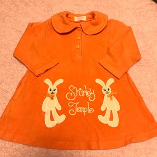 シャーリーテンプル(Shirley Temple)のシャリーテンプル チュニック丈 プルオーバー 100size 日本製(Tシャツ/カットソー)