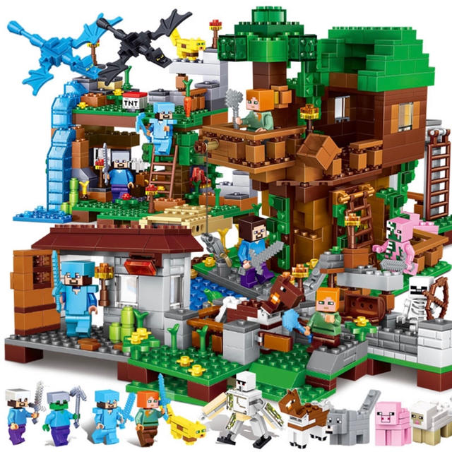 マインクラフト エンダードラゴン レゴ LEGO互換 大容量 2188pcs キッズ/ベビー/マタニティのおもちゃ(知育玩具)の商品写真