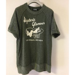 HYSTERIC GLAMOUR ガールズプリント パイル地 Tシャツ