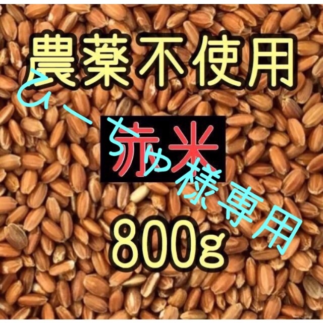 ひーちゅ様専用  赤米・黒米（古代米）　愛媛県産　各800ｇ 食品/飲料/酒の食品(米/穀物)の商品写真