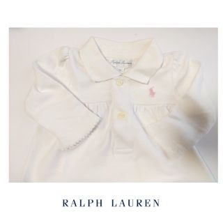 ラルフローレン(Ralph Lauren)の【ラルフローレン】長袖 ベビーロンパース 女の子(ロンパース)