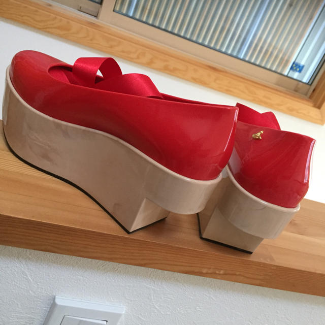 Vivienne Westwood - メリッサ ロッキンホース 赤サイズ5 美品 Vivienne Westwood - メリッサ ロッキンホース 赤サイズ5 美品