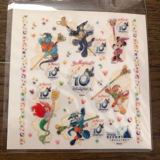 ディズニー(Disney)のシール ディズニーシー10周年［非売品］(キャラクターグッズ)