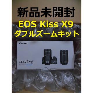 キヤノン(Canon)のくまたん様専用 CANON EOS Kiss X9 ダブルズームキット ブラック(デジタル一眼)