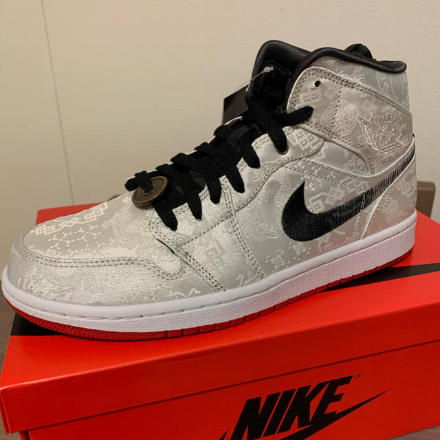 エアジョーダン1 AJ1 MID フィアレス　CLOT