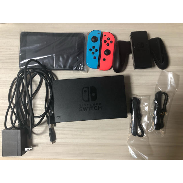 Nintendo Switch(ニンテンドースイッチ)の任天堂Switch 本体 ケース スプラトゥーン2 中古 Joy-Con難あり エンタメ/ホビーのゲームソフト/ゲーム機本体(家庭用ゲーム機本体)の商品写真