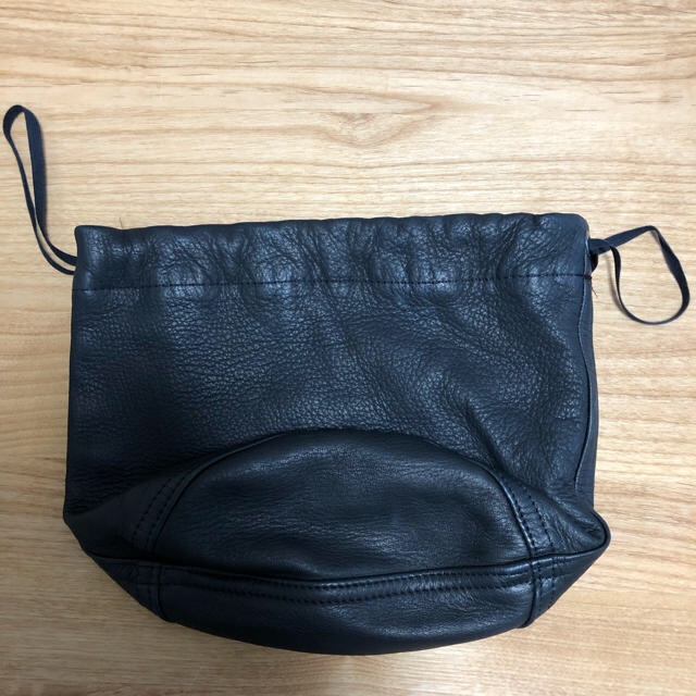 UNITED ARROWS(ユナイテッドアローズ)のfill the bill 巾着バッグ ブラック 黒 レディースのバッグ(ハンドバッグ)の商品写真