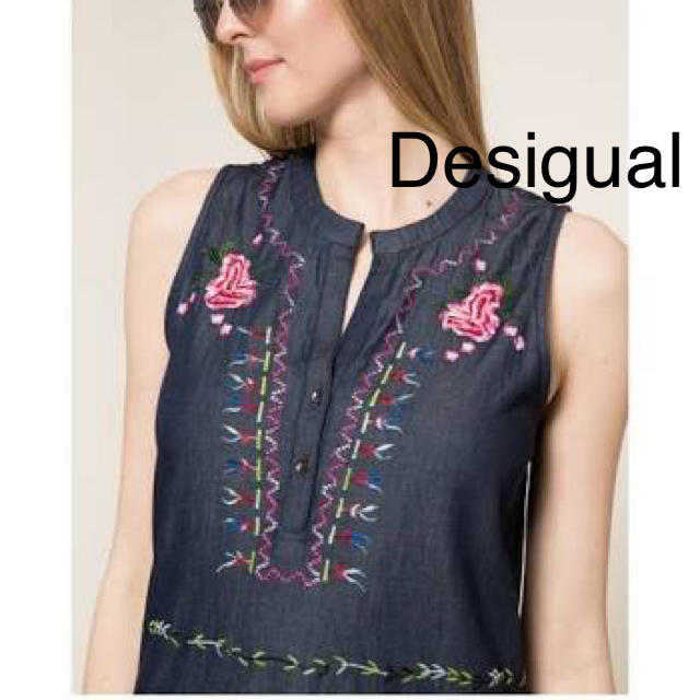 DESIGUAL(デシグアル)の新品 定価19900円 デシグアル ワンピース ネイビー サイズ36〜46 レディースのワンピース(その他)の商品写真