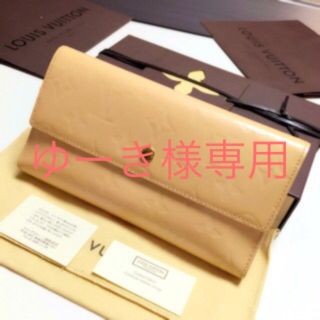 ルイヴィトン(LOUIS VUITTON)の正規品 ルイヴィトン 長財布 ヴェルニ(財布)