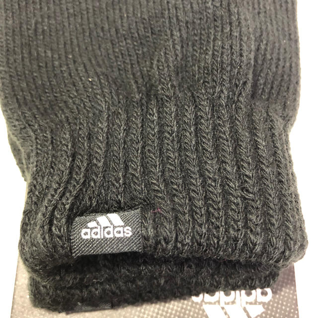 adidas(アディダス)のadidas アディダス ニット手袋 スマホ操作可能 ブラック メンズのファッション小物(手袋)の商品写真