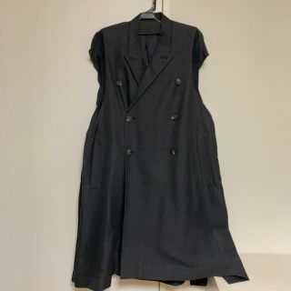 リックオウエンス(Rick Owens)のRick Owens リックオウエンス  ロングベスト　コムデギャルソン(ロングコート)