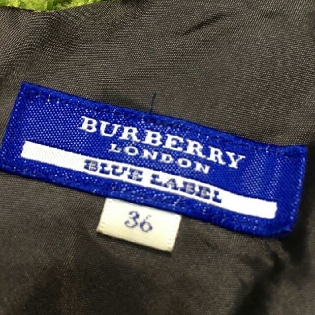 BURBERRY BLUE LABEL(バーバリーブルーレーベル)のburberryバーバリーブルーレーベル　定番チェックワンピース レディースのワンピース(ひざ丈ワンピース)の商品写真