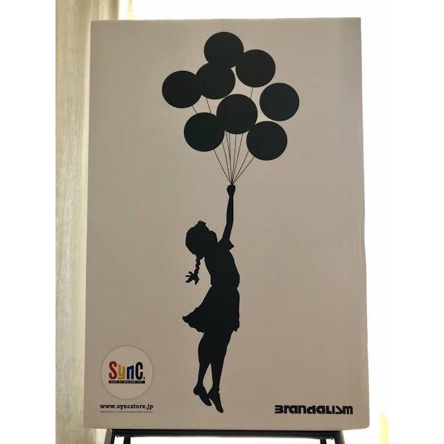 MEDICOM TOY(メディコムトイ)のSYNC. banksy Flying balloons girl 国内正規品  エンタメ/ホビーの美術品/アンティーク(彫刻/オブジェ)の商品写真