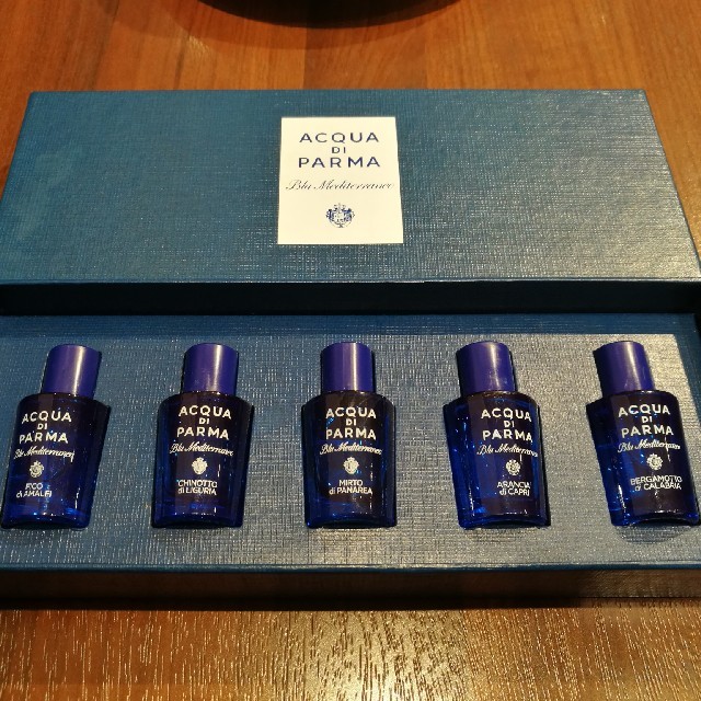 アクアディパルマ BLU MEDITERRANEOオードトワレ5ml 5本セット コスメ/美容の香水(ユニセックス)の商品写真