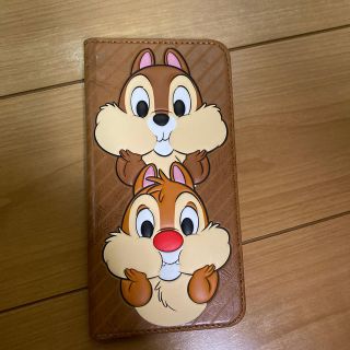 ディズニー(Disney)のiPhoneケース　ディズニー　チップとデール　手帳型　iPhone8 (iPhoneケース)