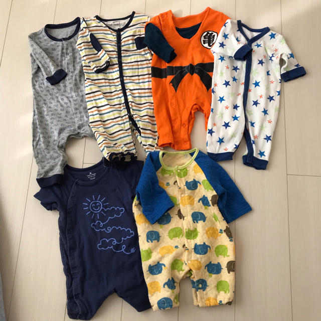 babyGAP(ベビーギャップ)のベビー服 子供服 まとめ売り 50～90 19点 キッズ/ベビー/マタニティのベビー服(~85cm)(ロンパース)の商品写真