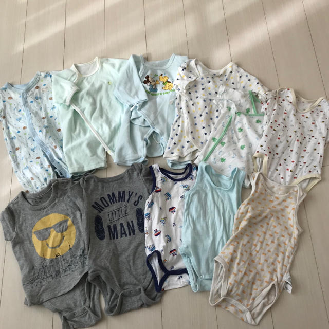 babyGAP(ベビーギャップ)のベビー服 子供服 まとめ売り 50～90 19点 キッズ/ベビー/マタニティのベビー服(~85cm)(ロンパース)の商品写真