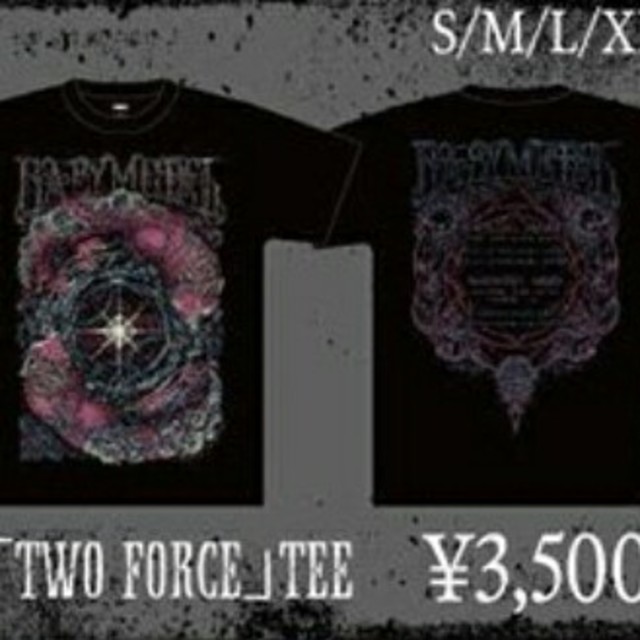 BABYMETAL ☆ 新品未開封 TWO FORCE Tシャツ