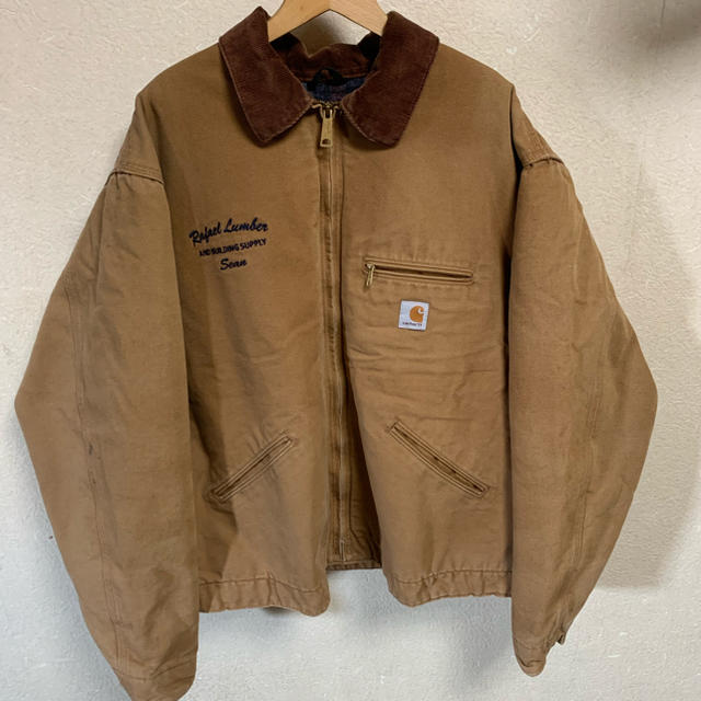 carhartt - 90s USA製 carhartt デトロイトジャケット 古着 ダック地 ロゴ の通販 by 602. ｜カーハートならラクマ