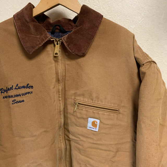 carhartt - 90s USA製 carhartt デトロイトジャケット 古着 ダック地 ロゴ の通販 by 602. ｜カーハートならラクマ