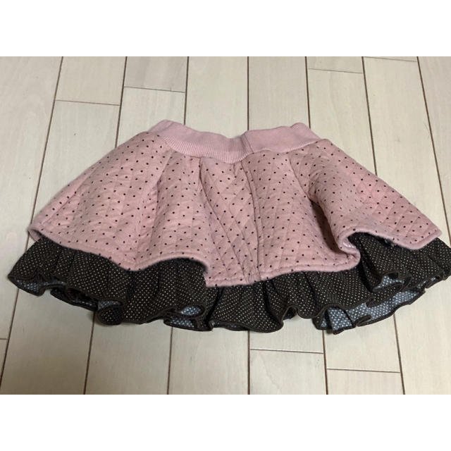 冬用スカート　120センチ キッズ/ベビー/マタニティのキッズ服女の子用(90cm~)(スカート)の商品写真