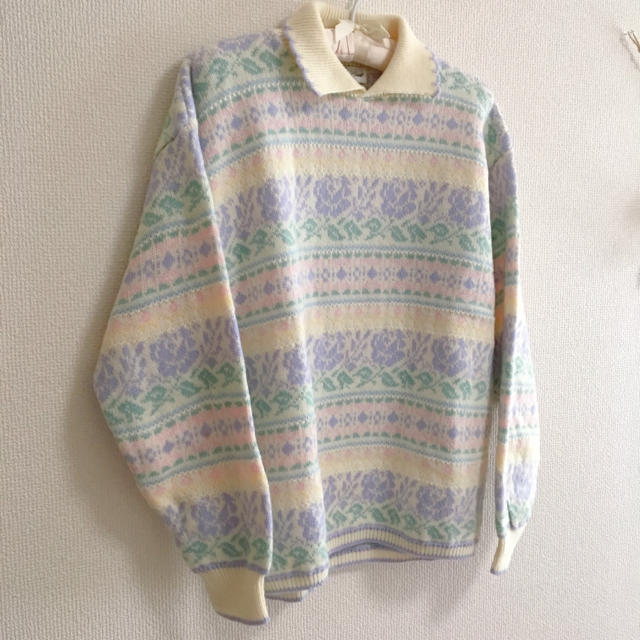 Spank!(スパンク)のused♡Fancy Collar Design Sweater レディースのトップス(ニット/セーター)の商品写真