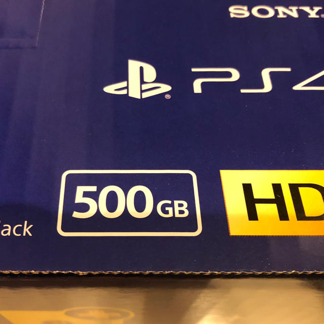 PS4 本体 未使用 ジェットブラック 500GB CUH-2200AB01