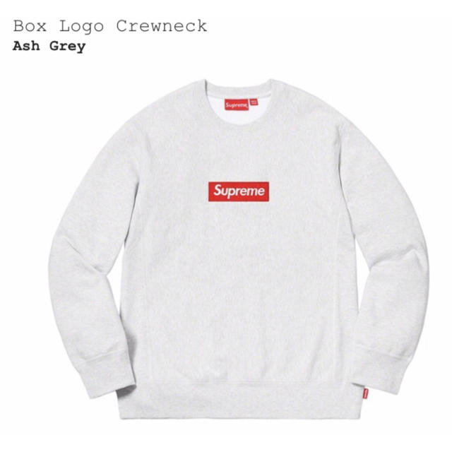 Supreme(シュプリーム)の新品 18FW supreme box logo crewneck M メンズのトップス(スウェット)の商品写真