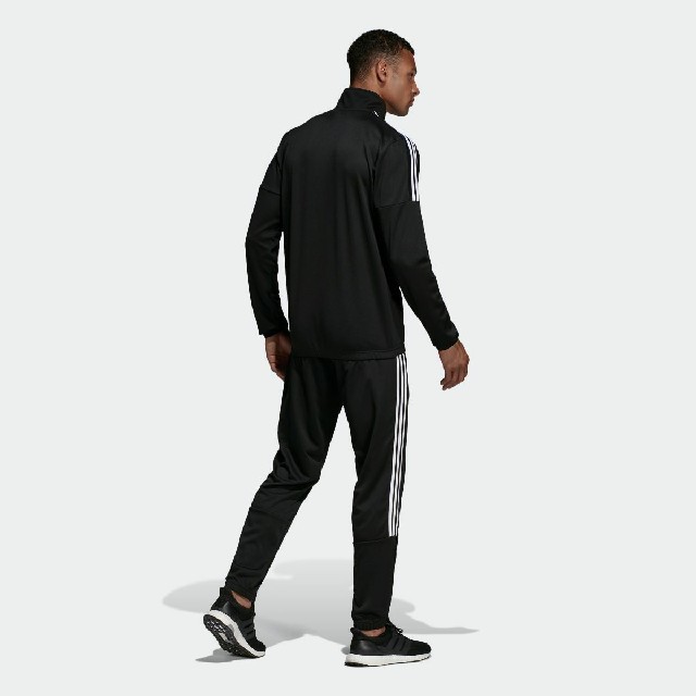 adidas(アディダス)のアディダス メンズ ジャージ上下 トレーニングウェア セットアップ ブラック メンズのトップス(ジャージ)の商品写真