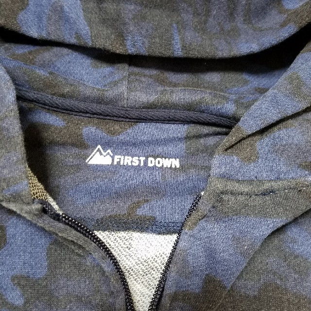 THE NORTH FACE(ザノースフェイス)の【FIRST DOWN】迷彩柄パーカー キッズ/ベビー/マタニティのキッズ服男の子用(90cm~)(ジャケット/上着)の商品写真