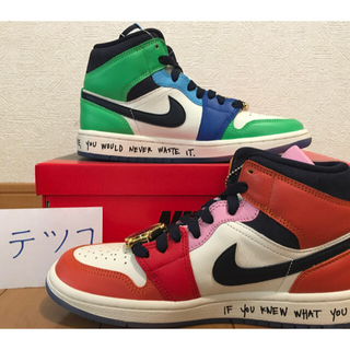 ナイキ(NIKE)のNIKE AIR JORDAN 1 MID FEARLESS 24.0cm(スニーカー)