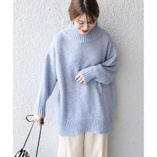 シップスフォーウィメン(SHIPS for women)のキッドモヘヤハイネックプルオーバー　ships for women(ニット/セーター)