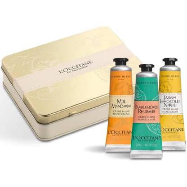 L'OCCITANE(ロクシタン)のコラボレーション ハンドクリーム トリオ 新品未開封 コスメ/美容のボディケア(ハンドクリーム)の商品写真