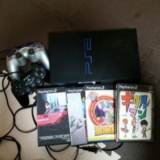 プレイステーション2(PlayStation2)のりらん様専用  プレイステーション2　本体　コントローラー、ソフト付(家庭用ゲーム機本体)