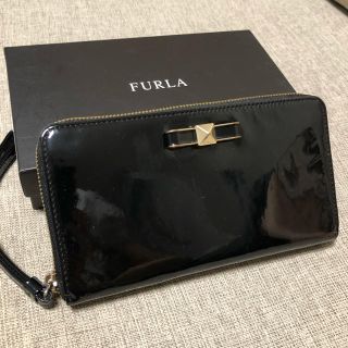 フルラ(Furla)のFRULA♡エナメル長財布(財布)