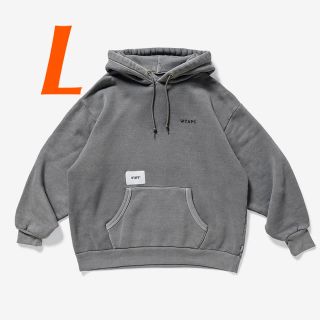 ダブルタップス(W)taps)のLARGE grey COLLEGE DESIGN HOODED 03 (パーカー)