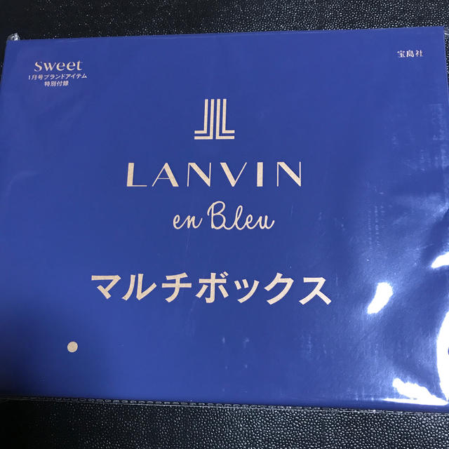 LANVIN en Bleu(ランバンオンブルー)のsweet 1月号 付録のみ レディースのファッション小物(ポーチ)の商品写真