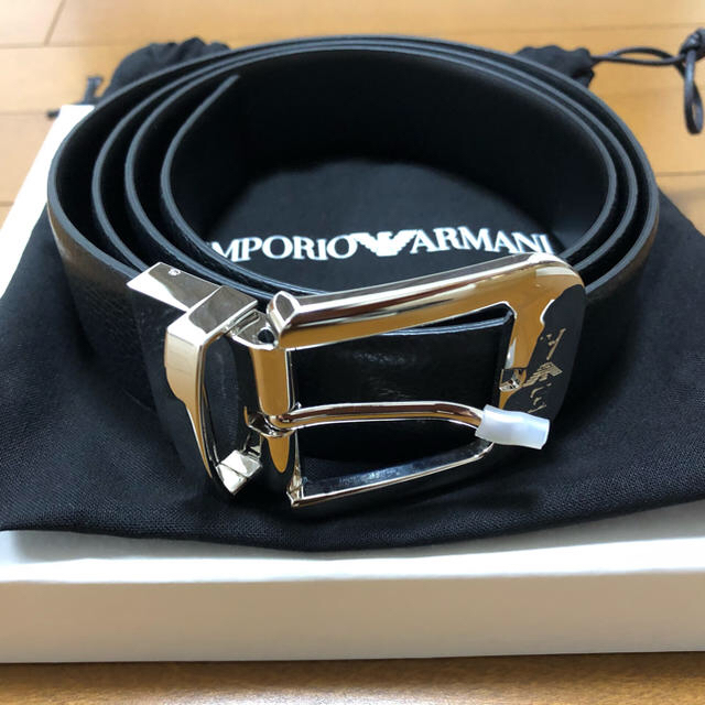 Emporio Armani(エンポリオアルマーニ)のEMPORIO ARMANI 新作ベルト★未使用品★ メンズのファッション小物(ベルト)の商品写真